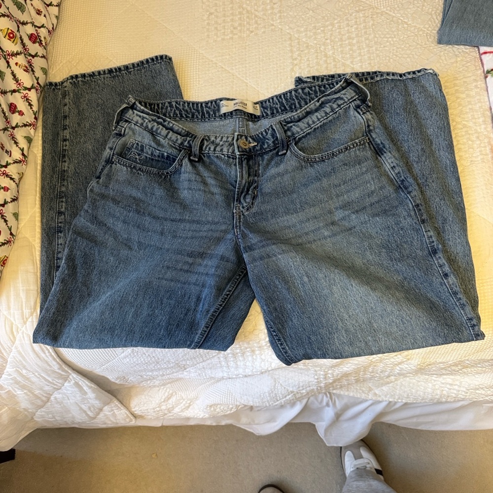 Hollister Straight Leg Blue Jeans